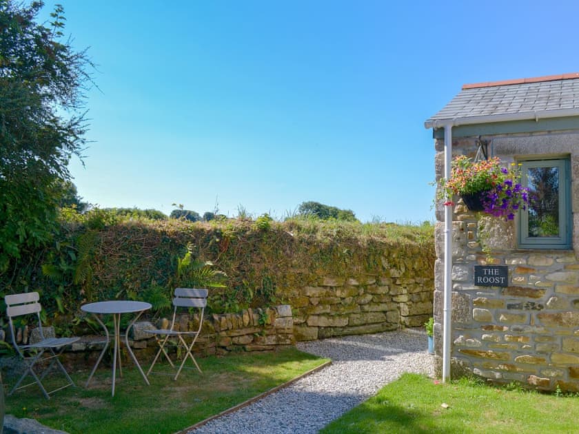 Attractive sitting out area | The Roost - Sandy Barn Cottages, St Breward, Bodmin Moor