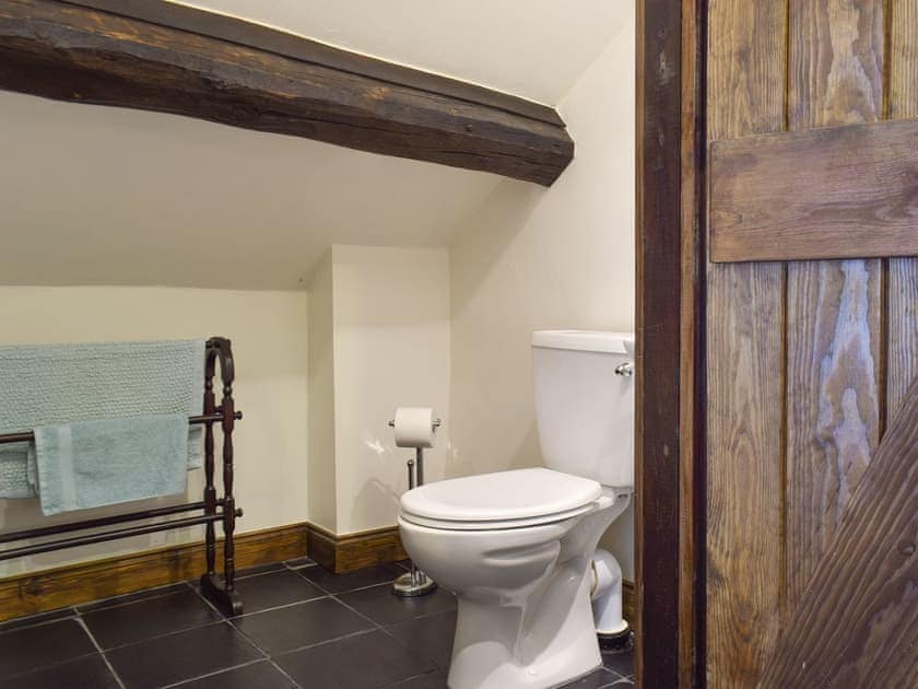 Exposed wood beams in the bathroom | The Mill, Mungrisdale near Keswick
