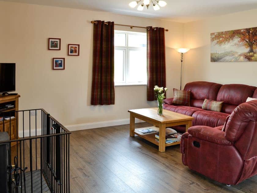 Lounge area with wood burner | Liftingstane Cottage - Liftingstane, Closeburn, near Thornhill