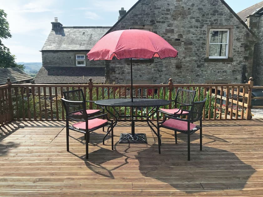 Relaxing sitting-out-area | The Old Stables, Over Haddon, near Bakewell