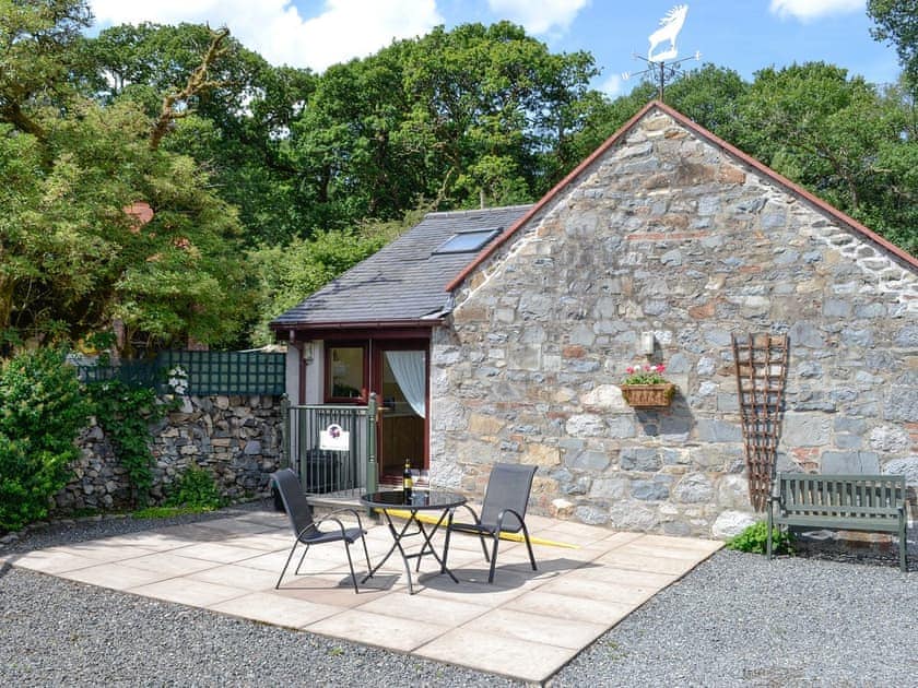 Sitting out area | Wee Cordorcan - Cordorcan Cottages, Wood of Cree, near Newton Stewart