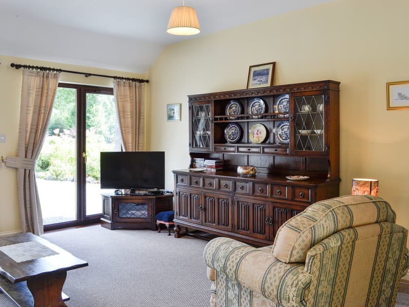 Cosy living room | Wee Cordorcan - Cordorcan Cottages, Wood of Cree, near Newton Stewart