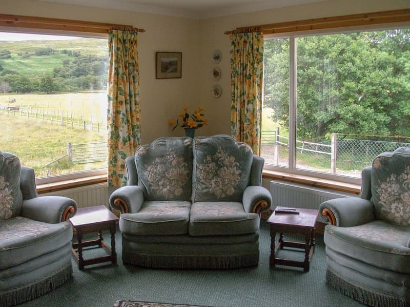 Comfortable living room | Lower Brae, Strath Oykel, by Ardgay