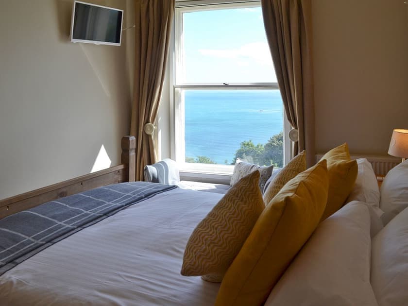 Double bedroom with stunning views | Oaklands View, Scarborough