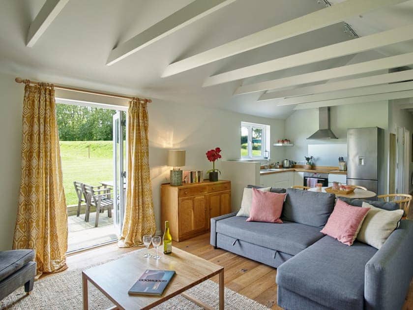Stylishly converted open plan living space | The Dairy - The Stables & The Dairy, Birdham, near Chichester