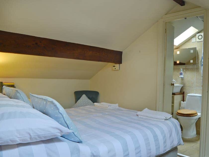 Romantic bedroom with en-suite bathroom | The Pigsty Cottage, Oswestry