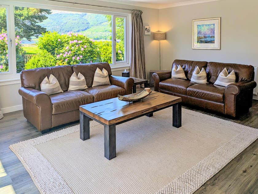 Well-furnished living room | Tigh Ban, Glencoe, near Fort William