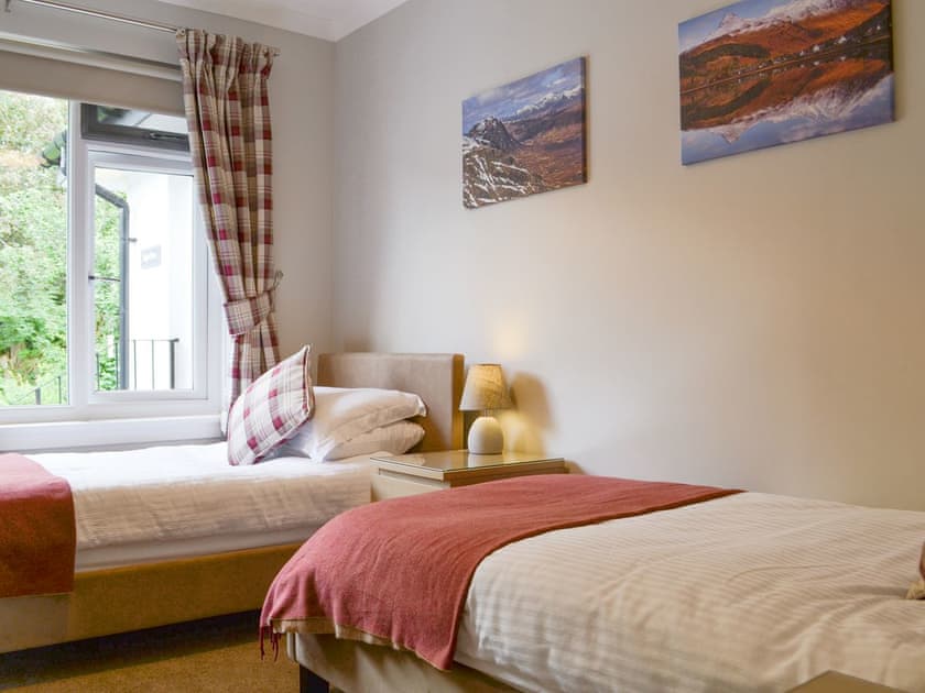 Good sized twin bedroom | Tigh Ban, Glencoe, near Fort William