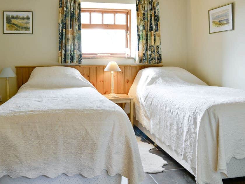 Comfortable twin bedroom | The Calf Pens, near Masham