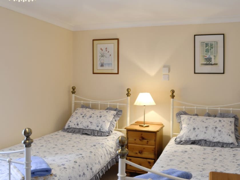 Comfortable twin bedroom | Low Cordorcan - Cordorcan Cottages, Wood of Cree, near Newton Stewart