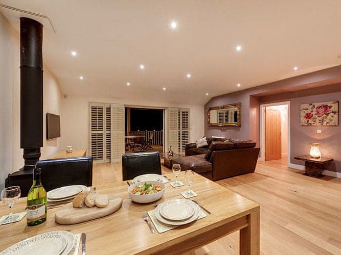 Open plan living space | Willow Lodge - South View Lodges, Exeter