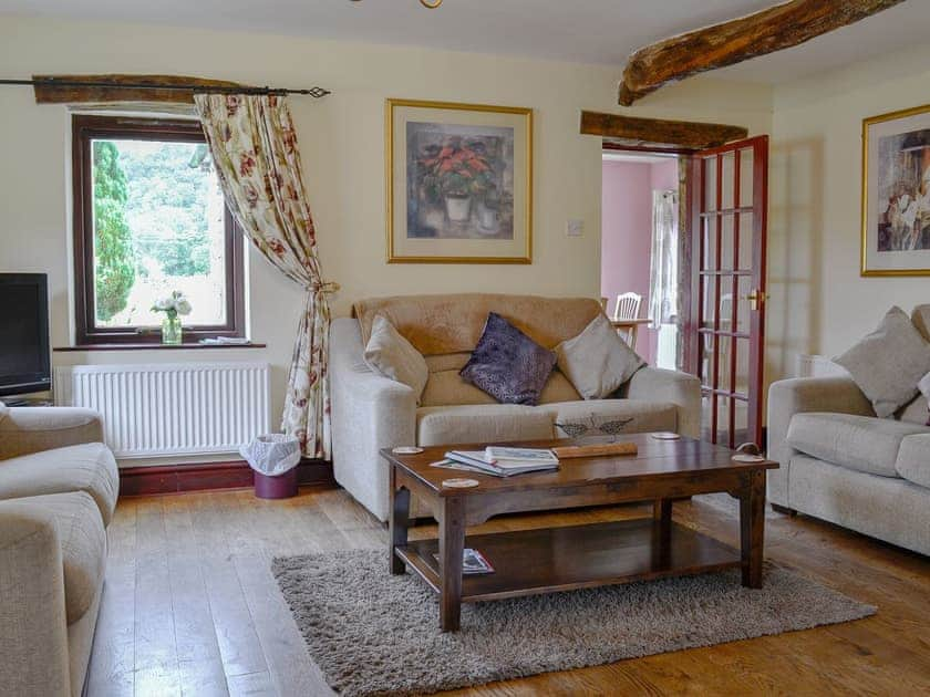 Comfortable living room | Skirfare - Stonelands Farmyard Cottages, Litton near Kettlewell