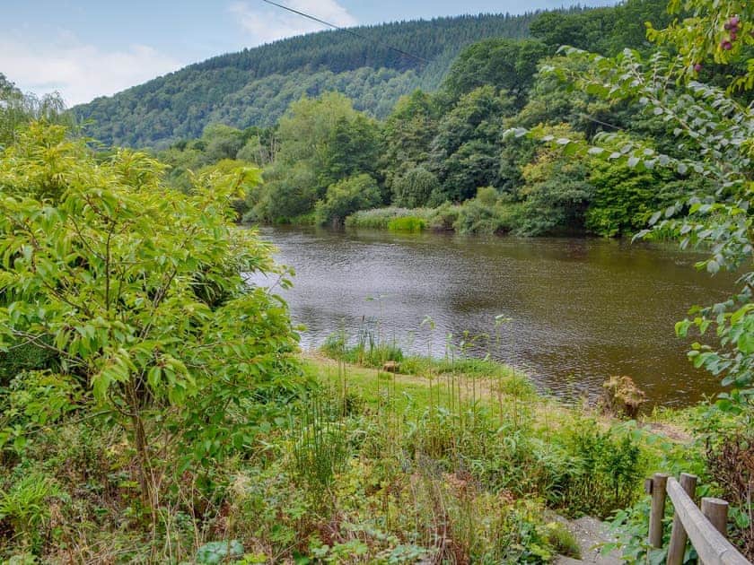 Wonderful riverside location | Wye Lodge - Boatside, Aberedw, near Builth Wells
