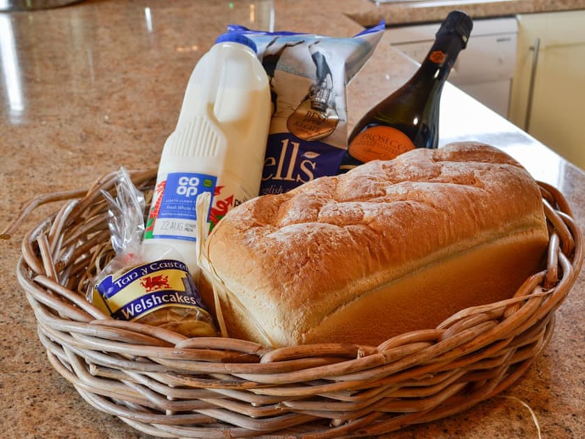 Typical welcome pack | Edw Lodge - Boatside, Aberedw, near Builth Wells