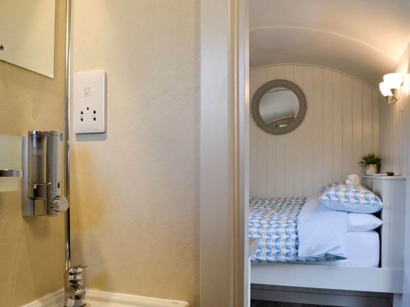 Shower room | Skiddaw - Lake View Shepherds Huts, Millbeck, near Keswick