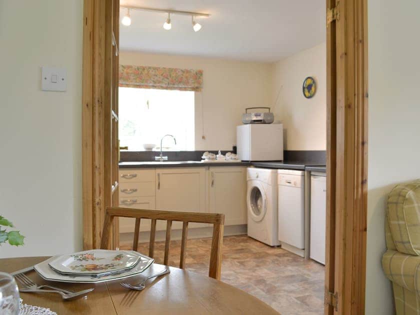 Living/ dining room leading throught to the kitchen | The Arches - Home Farm Holiday Cottages, Slingsby, near Malton