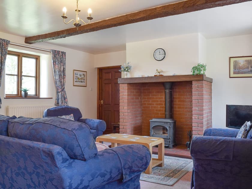 Characterful living room | Stildon Manor Cottage, Menith Wood