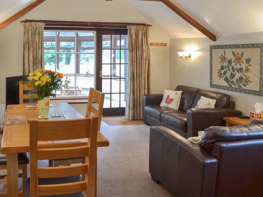 Spacious living/ dining room | Garden Cottage, Halwell, near Totnes