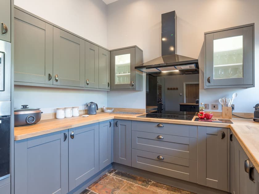Well-equipped fitted kitchen | Abraham’s Cottage, Langthwaite, near Richmond