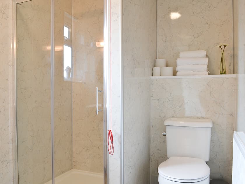 Shower room with cubicle | The Racecourse Lodge, Hexham