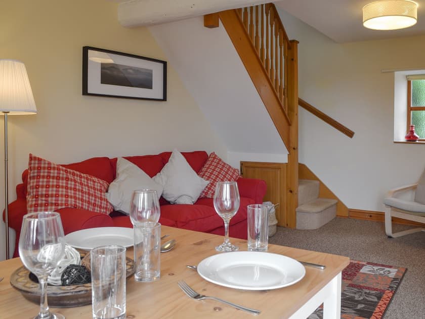 Cosy living/ dining room | The Smithy - Smiths Farm Cottages, Charmouth, near Lyme Regis