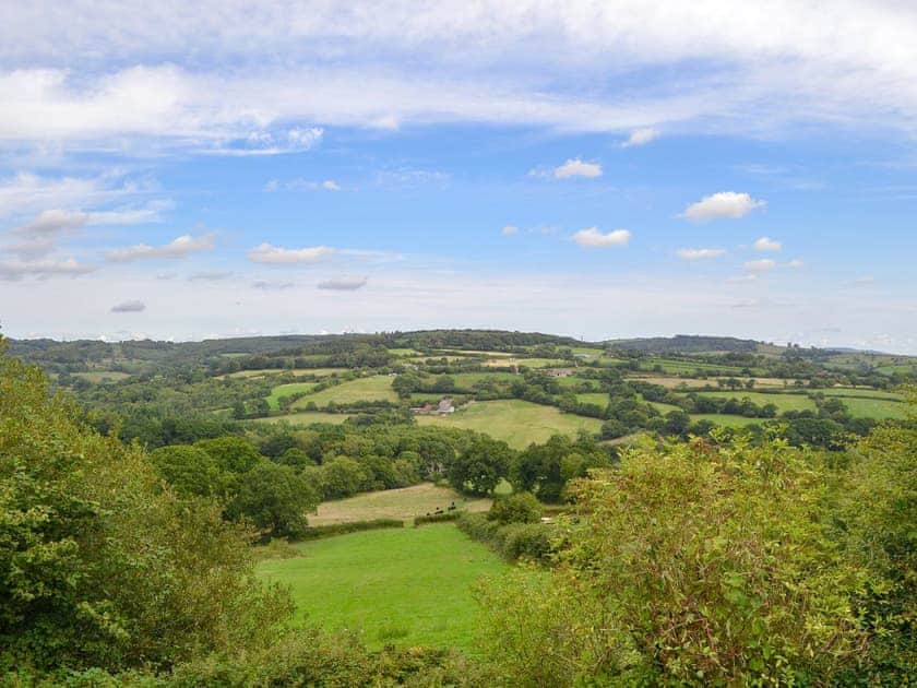 Overlooking Marshwood Vale rolling countryside | The Barn - Smiths Farm Cottages, Charmouth, near Lyme Regis