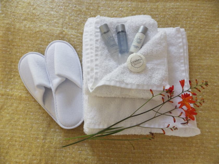 Towels and toiletries provided | Tilly Cottage, Greenhead, near Haltwhistle