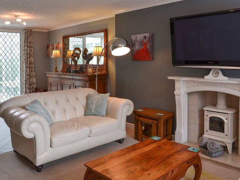 Stylishly furnished living area | Church View, Alnwick