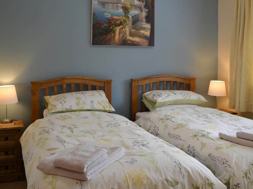 Well appointed twin bedded room | Church View, Alnwick