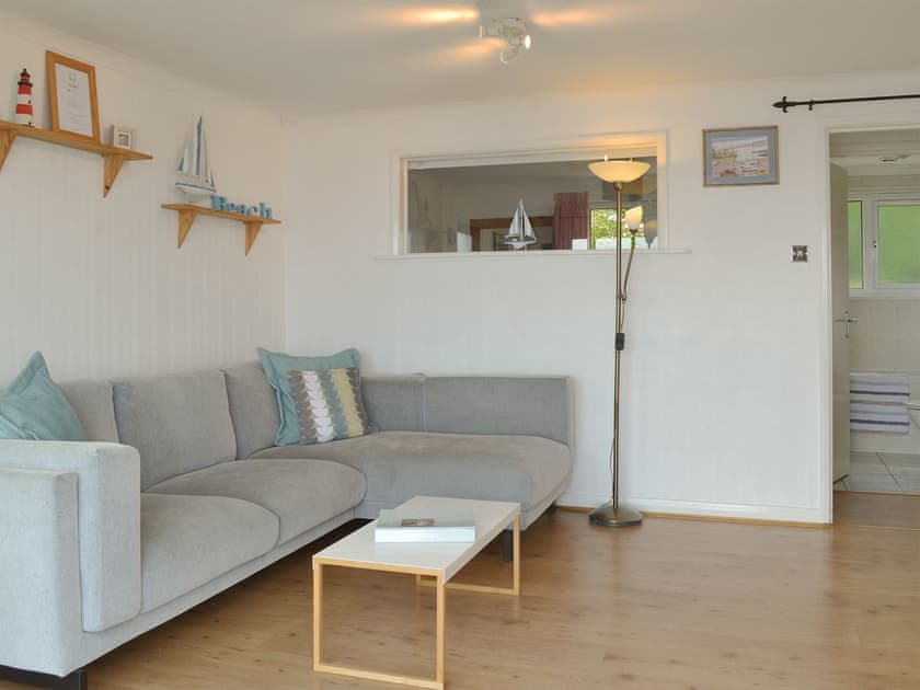 Comfortable living/ dining room | Breakwater View, Down Thomas, near Plymouth