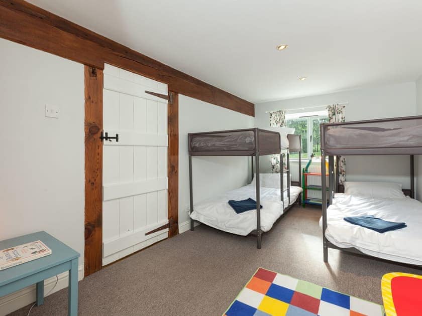 Good sized bunk bedroom | Rhydleos Mill, Llansilin, near Oswestry