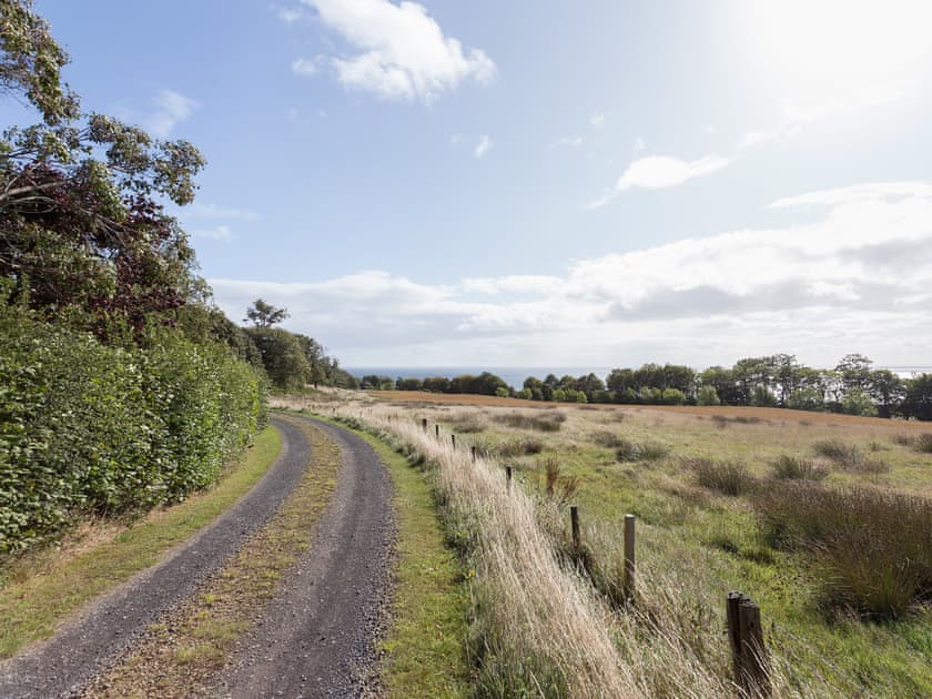 Driveway | Big Barns Cottage, Dunrobin, near Golspie