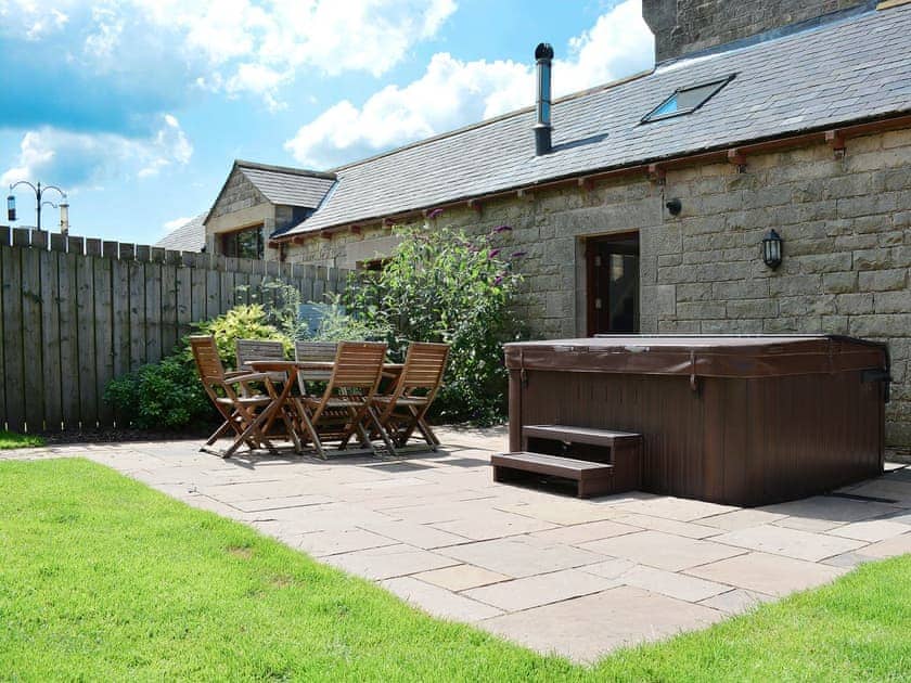 Relax in your own private hot tub | Tower Barn - Tottergill, Castle Carrock, near Brampton