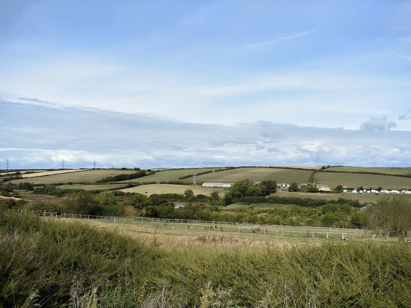 Far reaching countryside views | Magnolia, Sunset Cottage - St Anne’s Cottages, Chickerell, near Weymouth