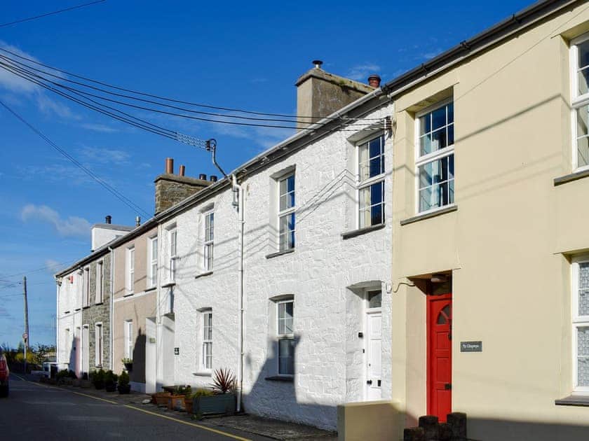 Charming holiday home (white property to the left of the red door)  | Seadrift, New Quay