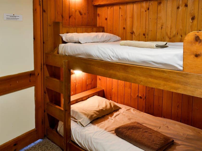 Cabin bunk beds | Erbistock Mill, Erbistock, near Llangollen