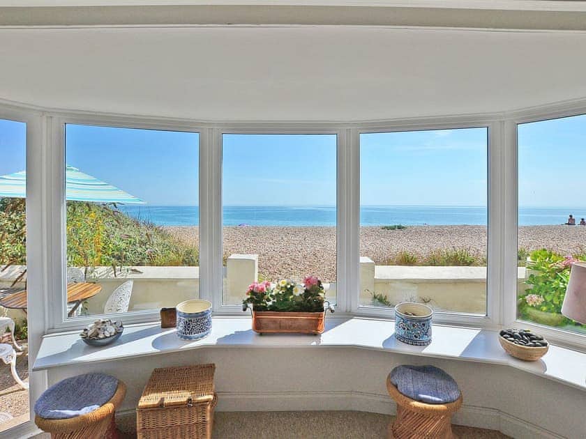 Unobstructed sea views from the living room | Thalassa, Pagham, near Chichester