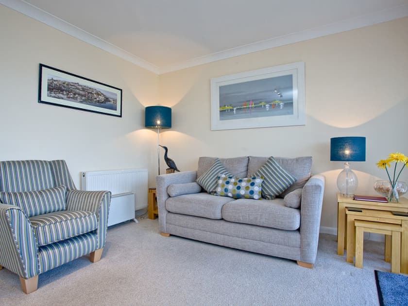 Comfortable and relaxing living area | Top Deck - Linden Court, Brixham