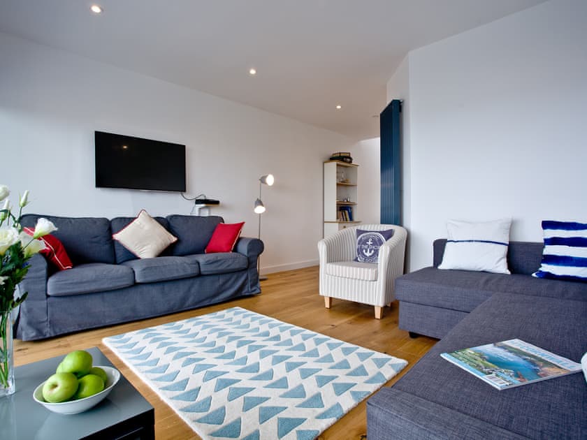 Living area | Above Towan @ 8 Quay Court, Newquay
