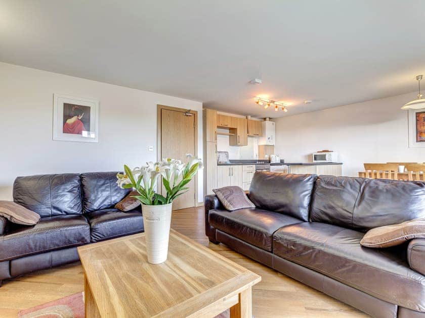 Open plan living space | 14 Red Rock - Red Rock Apartments, Dawlish Warren