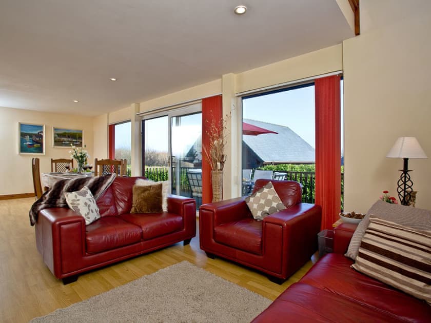 Living area | Ash lodge - Retallack, St Columb