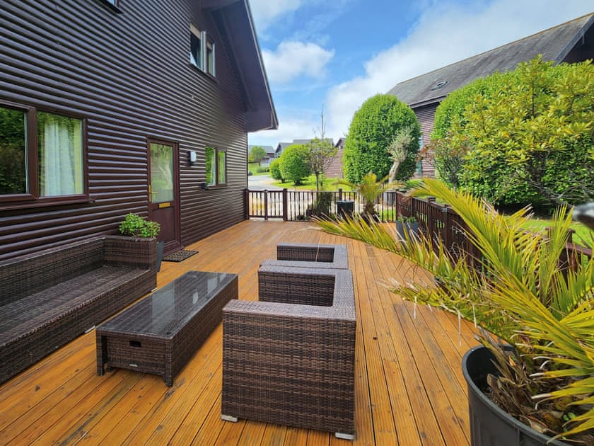Patio | Ash lodge - Retallack, St Columb