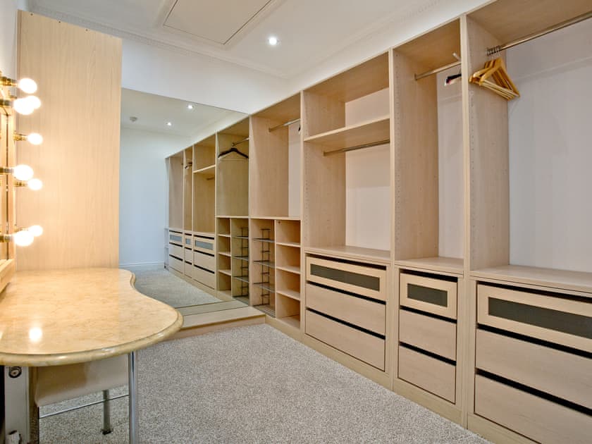 Master bedroom Walk in Wardrobe  | Riviera Mansion, Torquay
