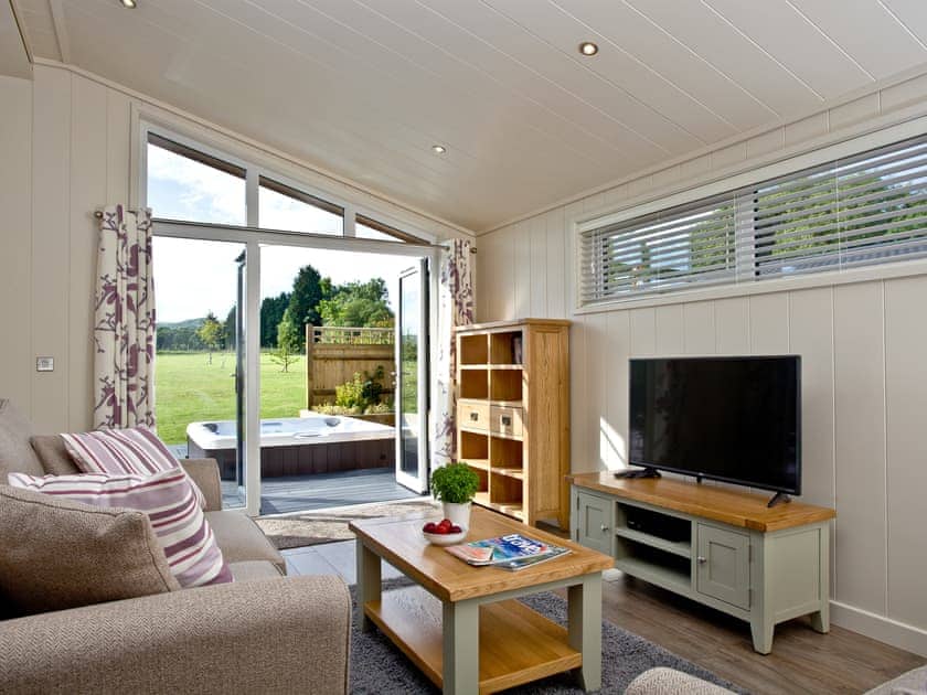 Comfortable living area | Holly Lodge - South Downs Lodges, Hassocks