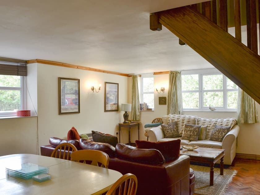 Well presented open plan living space | Eryri - The Old School, Caeathro, Caernarfon