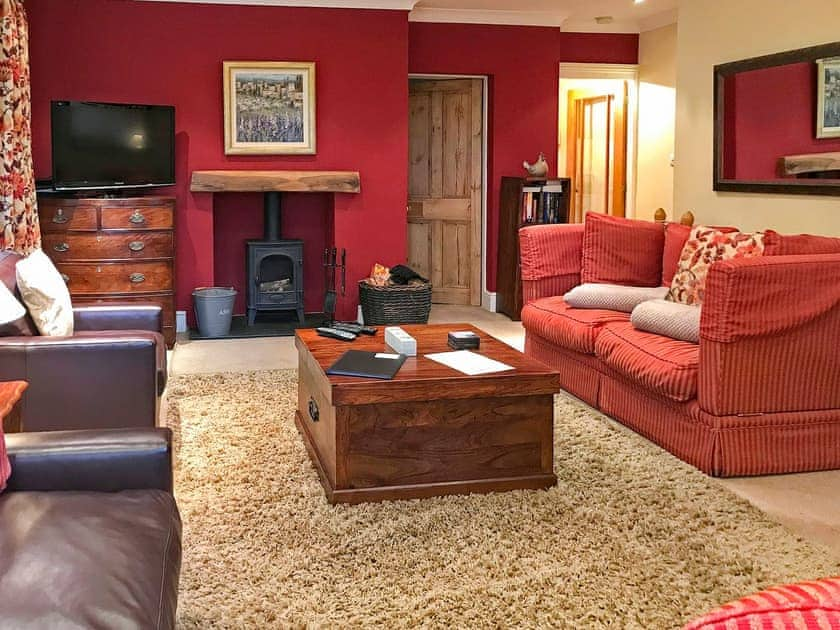 Comfortable lounge with woodburner and Sky TV | The Gatehouse, Ambleside