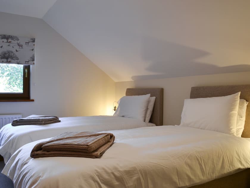 Twin bedroom | Rowan House, Camus Inas, Salen, near Acharacle