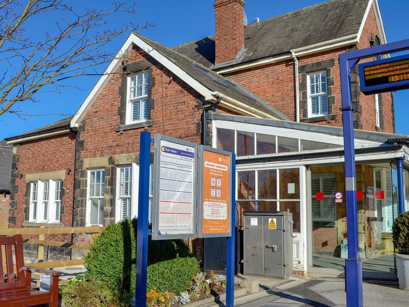 Train station next to the property | The Station House - Station House Cottages, Upper Poppleton, near York