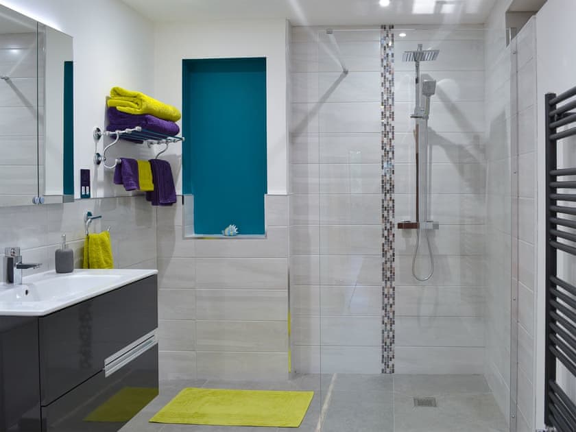Shower room | 1 Barnagh Barn, Rhen Cullen, near Kirk Michael