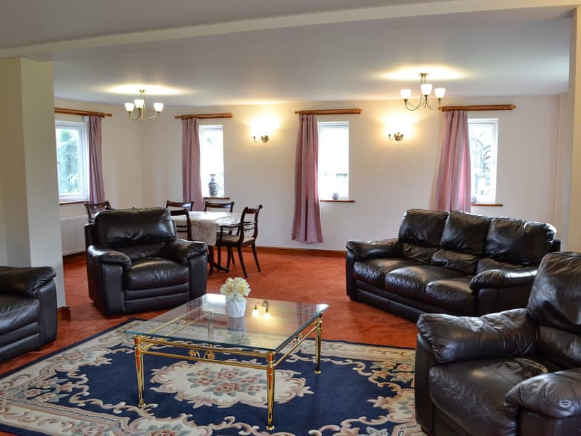 Living space with dining area | Copper Beech, Netherbury, Bridport